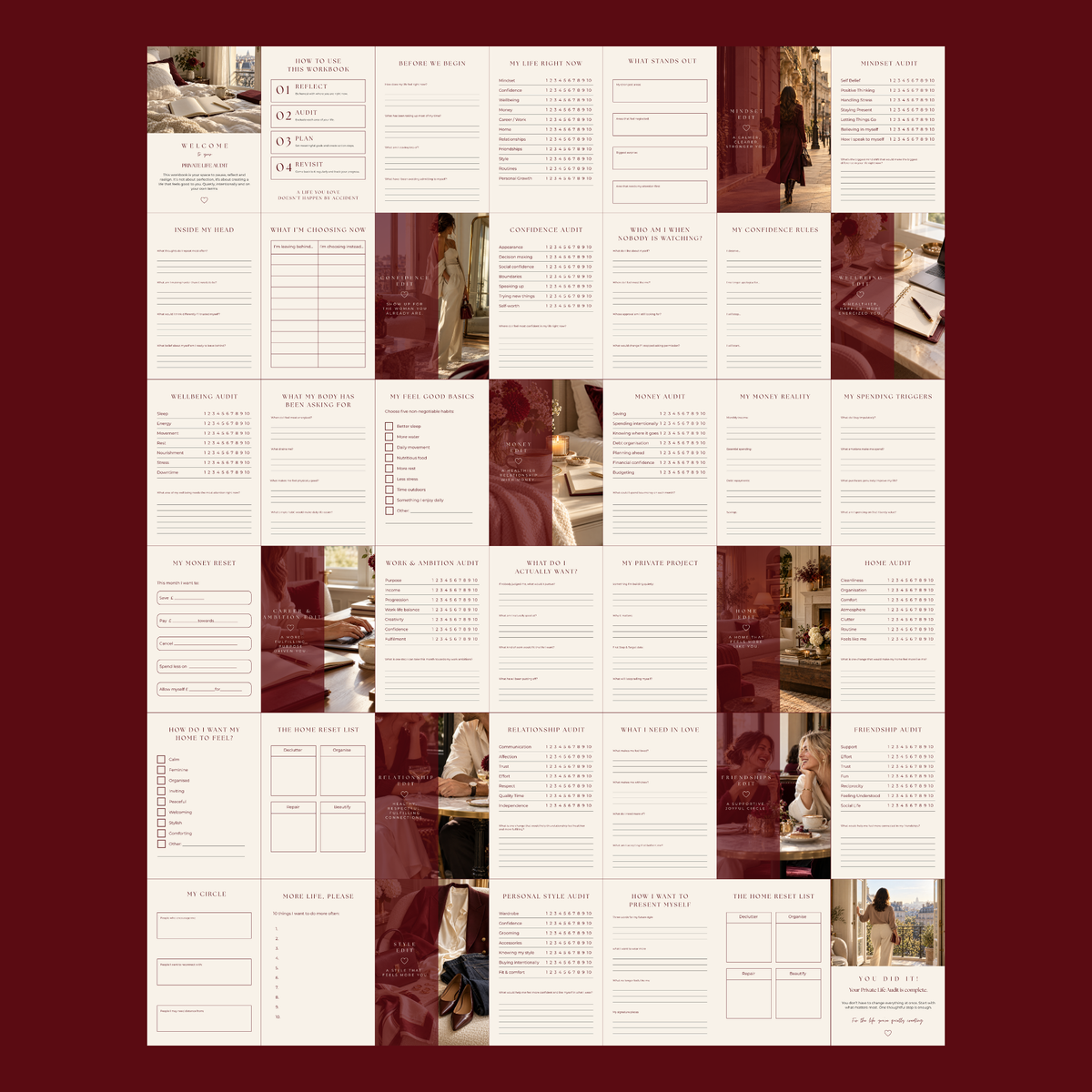 The Private Life Audit-42-Page Printable Workbook
