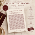100 Day Goal Setting Tracker