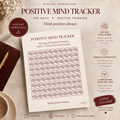 100 Day Positive Mind Tracker
