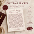 100 Day Piggy Bank Tracker