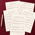 The Complete Edit – 24 A4 Printable Life & Self-Growth Worksheets